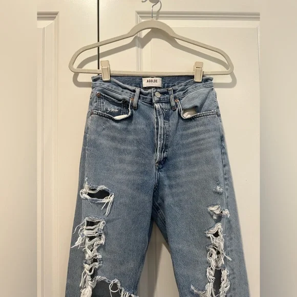 Agolde 90’s Mid Rise Loose in Major | Sz: 24 - Picture 10 of 15